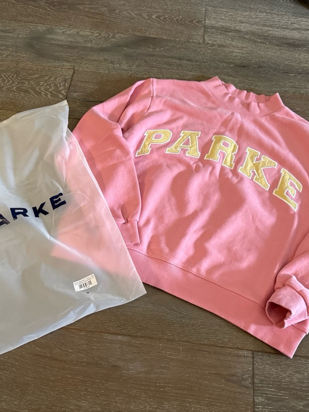 Parke  HERITAGE Pink Logo Sweatshirt - Parke
